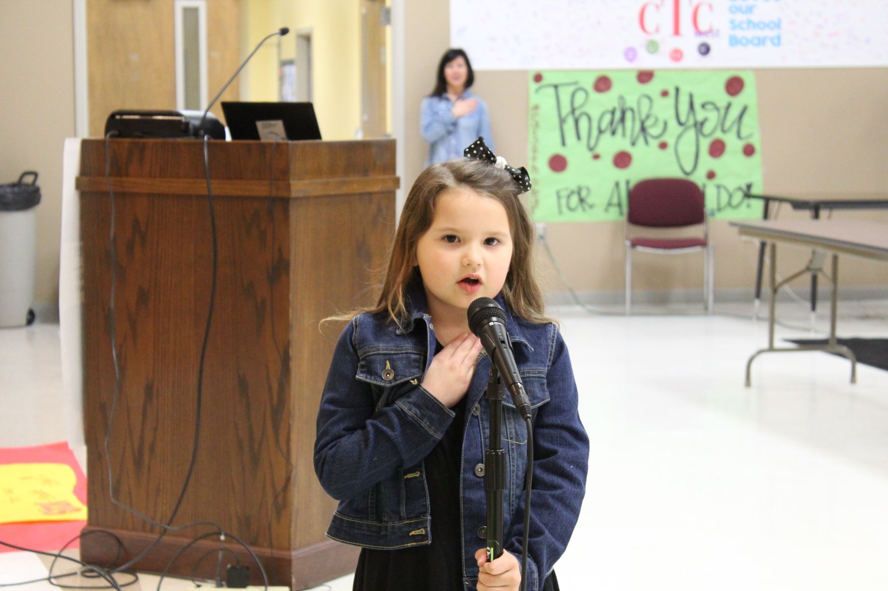 Olive Branch student leads pledge